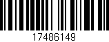 Código de barras (EAN, GTIN, SKU, ISBN): '17486149'