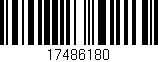 Código de barras (EAN, GTIN, SKU, ISBN): '17486180'