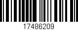 Código de barras (EAN, GTIN, SKU, ISBN): '17486209'