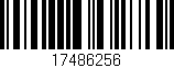 Código de barras (EAN, GTIN, SKU, ISBN): '17486256'