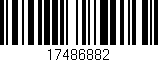 Código de barras (EAN, GTIN, SKU, ISBN): '17486882'