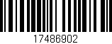 Código de barras (EAN, GTIN, SKU, ISBN): '17486902'