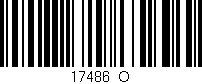 Código de barras (EAN, GTIN, SKU, ISBN): '17486_O'