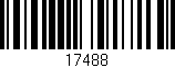 Código de barras (EAN, GTIN, SKU, ISBN): '17488'