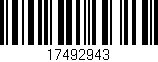 Código de barras (EAN, GTIN, SKU, ISBN): '17492943'