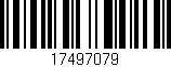 Código de barras (EAN, GTIN, SKU, ISBN): '17497079'