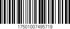 Código de barras (EAN, GTIN, SKU, ISBN): '17501007495719'