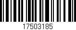 Código de barras (EAN, GTIN, SKU, ISBN): '17503185'