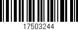 Código de barras (EAN, GTIN, SKU, ISBN): '17503244'