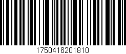 Código de barras (EAN, GTIN, SKU, ISBN): '1750416201810'