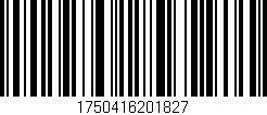 Código de barras (EAN, GTIN, SKU, ISBN): '1750416201827'