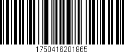 Código de barras (EAN, GTIN, SKU, ISBN): '1750416201865'