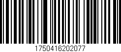 Código de barras (EAN, GTIN, SKU, ISBN): '1750416202077'