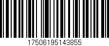 Código de barras (EAN, GTIN, SKU, ISBN): '17506195143855'