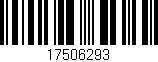 Código de barras (EAN, GTIN, SKU, ISBN): '17506293'