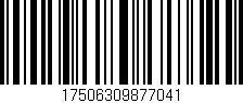 Código de barras (EAN, GTIN, SKU, ISBN): '17506309877041'