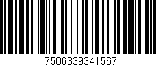 Código de barras (EAN, GTIN, SKU, ISBN): '17506339341567'