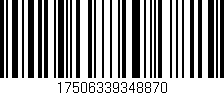 Código de barras (EAN, GTIN, SKU, ISBN): '17506339348870'