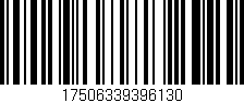 Código de barras (EAN, GTIN, SKU, ISBN): '17506339396130'