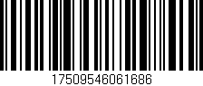 Código de barras (EAN, GTIN, SKU, ISBN): '17509546061686'