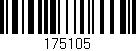 Código de barras (EAN, GTIN, SKU, ISBN): '175105'
