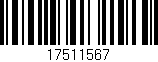 Código de barras (EAN, GTIN, SKU, ISBN): '17511567'