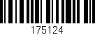 Código de barras (EAN, GTIN, SKU, ISBN): '175124'