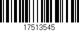 Código de barras (EAN, GTIN, SKU, ISBN): '17513545'