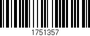 Código de barras (EAN, GTIN, SKU, ISBN): '1751357'