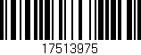 Código de barras (EAN, GTIN, SKU, ISBN): '17513975'