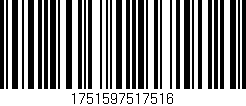 Código de barras (EAN, GTIN, SKU, ISBN): '1751597517516'