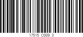 Código de barras (EAN, GTIN, SKU, ISBN): '17515_C009_3'