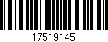 Código de barras (EAN, GTIN, SKU, ISBN): '17519145'