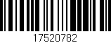 Código de barras (EAN, GTIN, SKU, ISBN): '17520782'