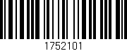 Código de barras (EAN, GTIN, SKU, ISBN): '1752101'
