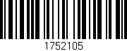 Código de barras (EAN, GTIN, SKU, ISBN): '1752105'