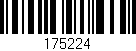 Código de barras (EAN, GTIN, SKU, ISBN): '175224'