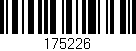 Código de barras (EAN, GTIN, SKU, ISBN): '175226'