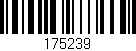 Código de barras (EAN, GTIN, SKU, ISBN): '175239'
