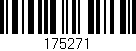 Código de barras (EAN, GTIN, SKU, ISBN): '175271'