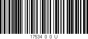Código de barras (EAN, GTIN, SKU, ISBN): '17534_0_0_U'
