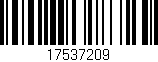 Código de barras (EAN, GTIN, SKU, ISBN): '17537209'