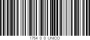 Código de barras (EAN, GTIN, SKU, ISBN): '1754_0_0_UNICO'