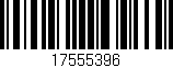 Código de barras (EAN, GTIN, SKU, ISBN): '17555396'