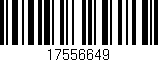 Código de barras (EAN, GTIN, SKU, ISBN): '17556649'