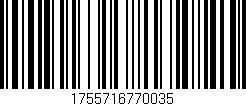 Código de barras (EAN, GTIN, SKU, ISBN): '1755716770035'