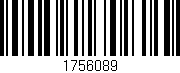 Código de barras (EAN, GTIN, SKU, ISBN): '1756089'