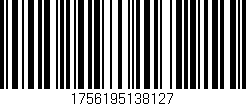 Código de barras (EAN, GTIN, SKU, ISBN): '1756195138127'