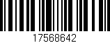 Código de barras (EAN, GTIN, SKU, ISBN): '17568642'