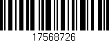 Código de barras (EAN, GTIN, SKU, ISBN): '17568726'
